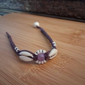 Purple Shell Bracelet